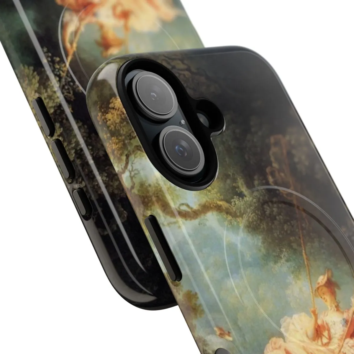 Artistic Magnetic Tough Phone Case Featuring Fragonard's The Swing