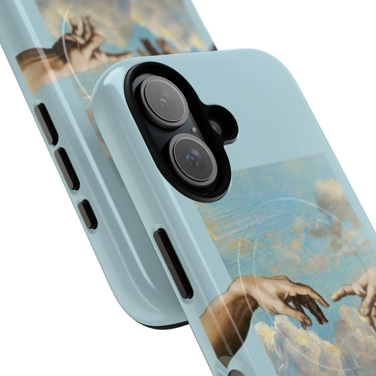 Artistic Magnetic Tough Phone Case - Michelangelo Inspired Design