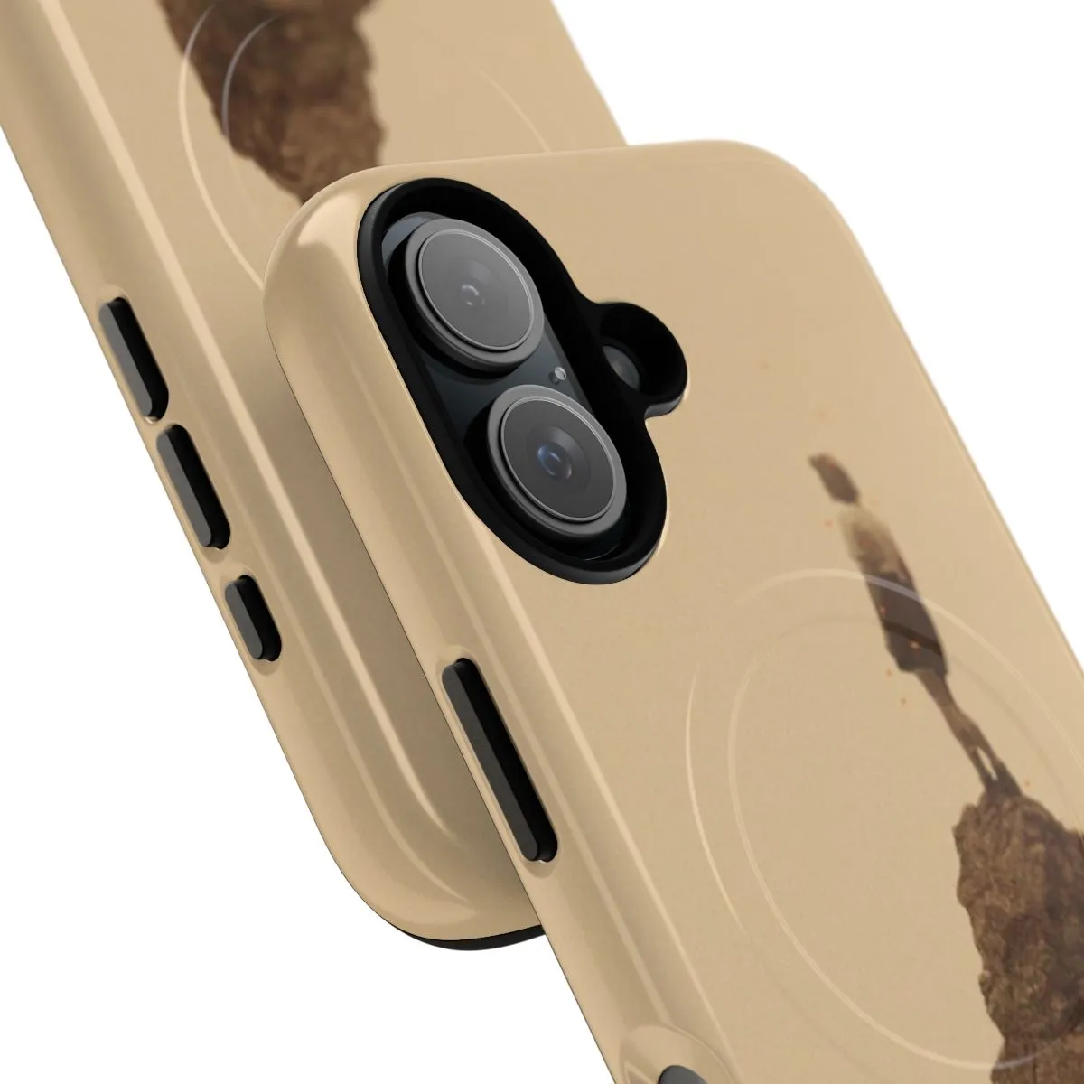 Artistic Magnetic Tough Phone Case with Vintage Collage Design
