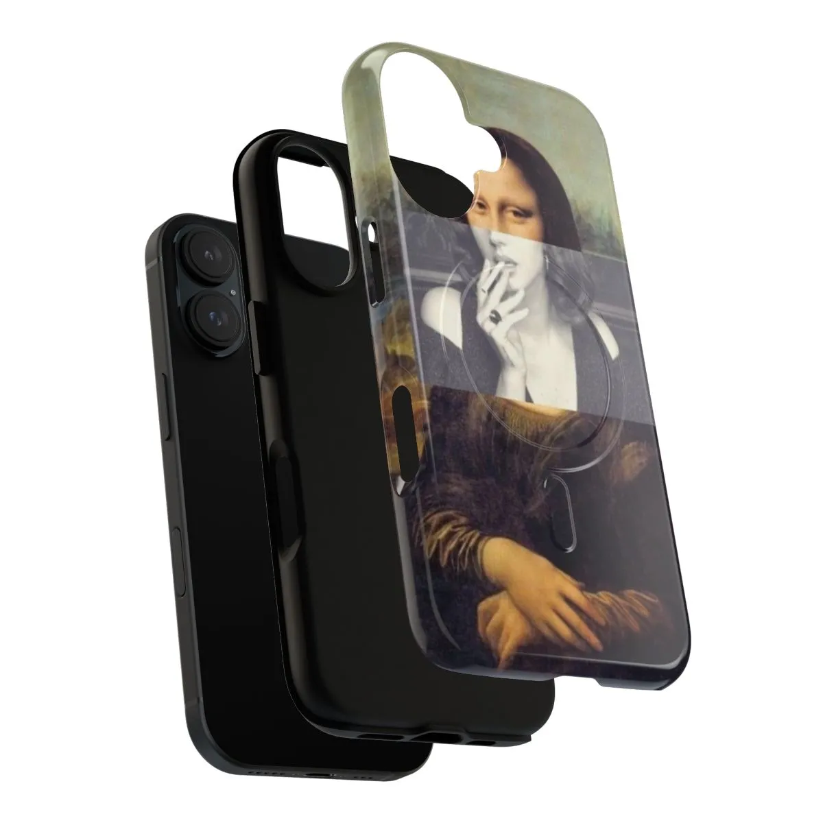 Artistic Monalisa Inspired Magnetic Tough Phone Cases