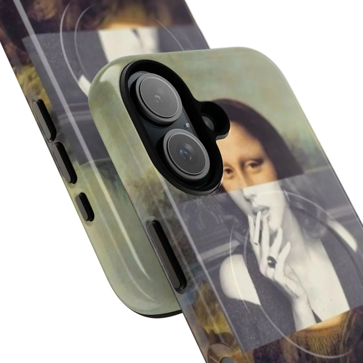 Artistic Monalisa Inspired Magnetic Tough Phone Cases
