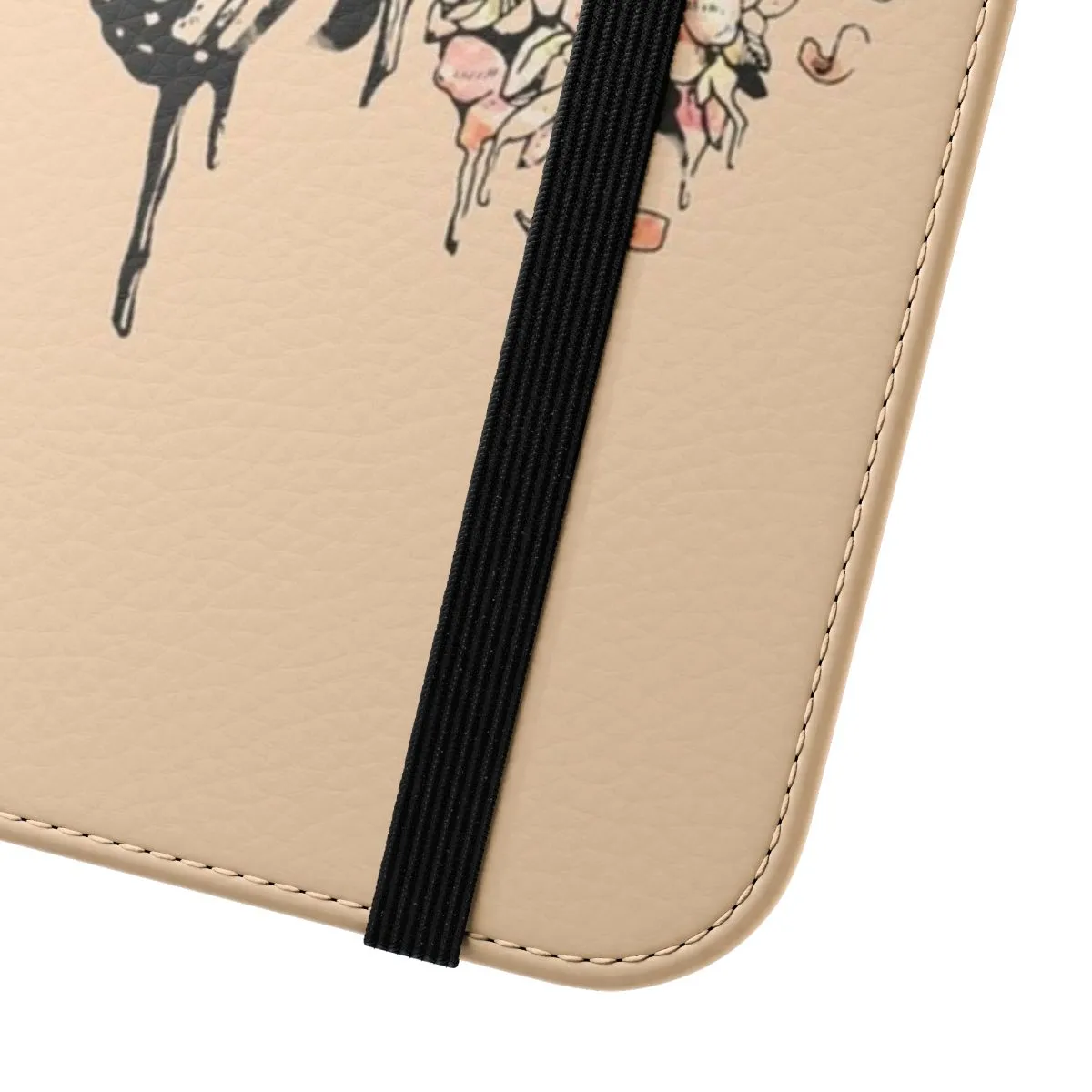 Artistic Nature Inspired Flip Cover Phone Case