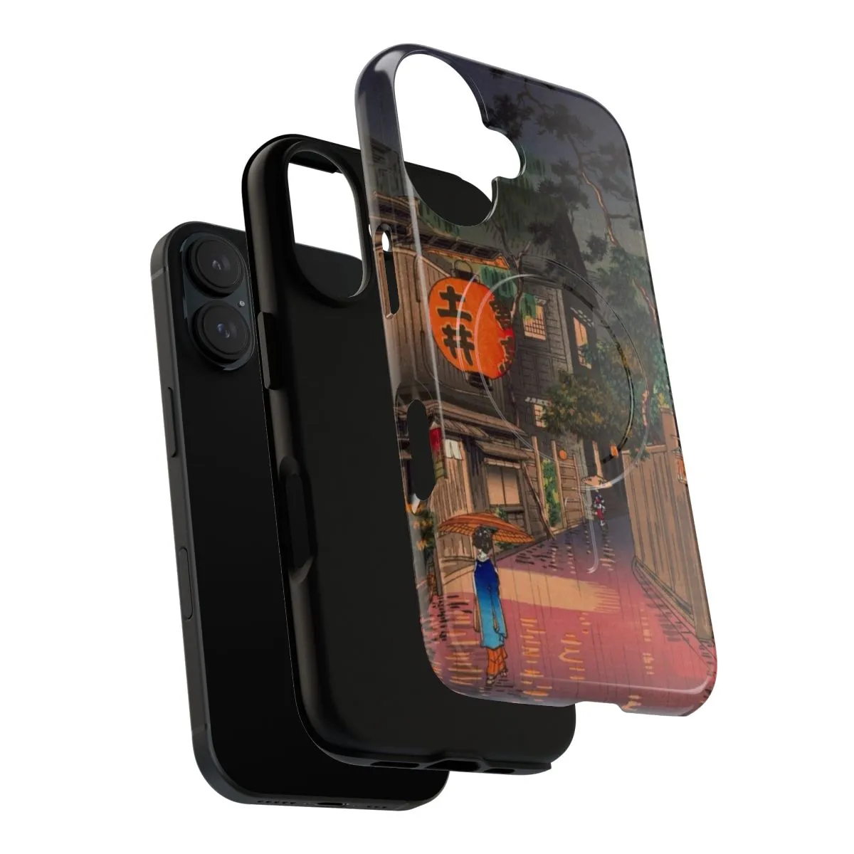 Artistic Night Street Rain Phone Case