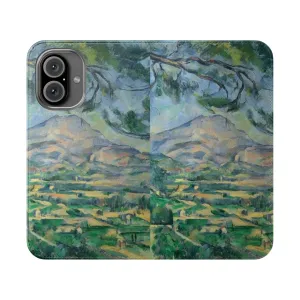 Artistic Phone Case with Cezanne's Iconic 'Mont Sainte-Victoire' Landscape