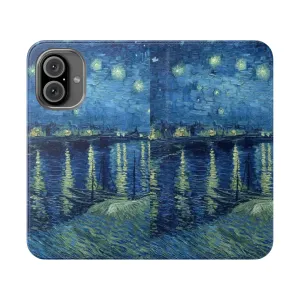 Artistic Phone Case with Van Gogh's Starry Night Painting