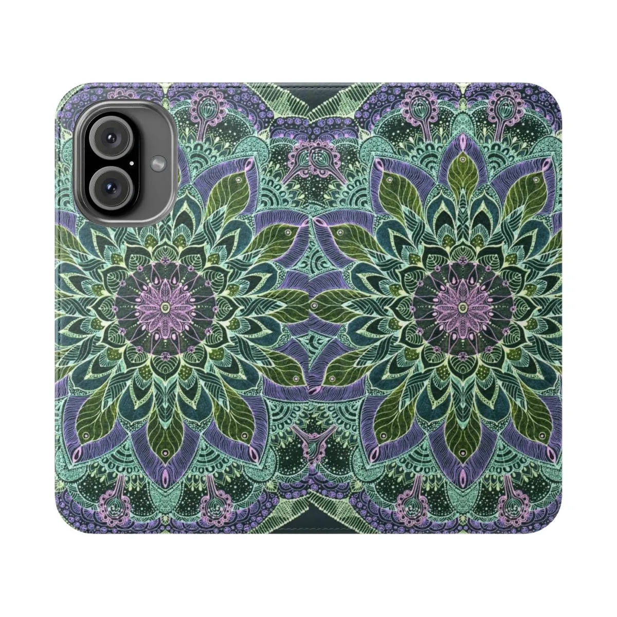 Artistic Pink Purple Mandala Design Phone Case Cover
