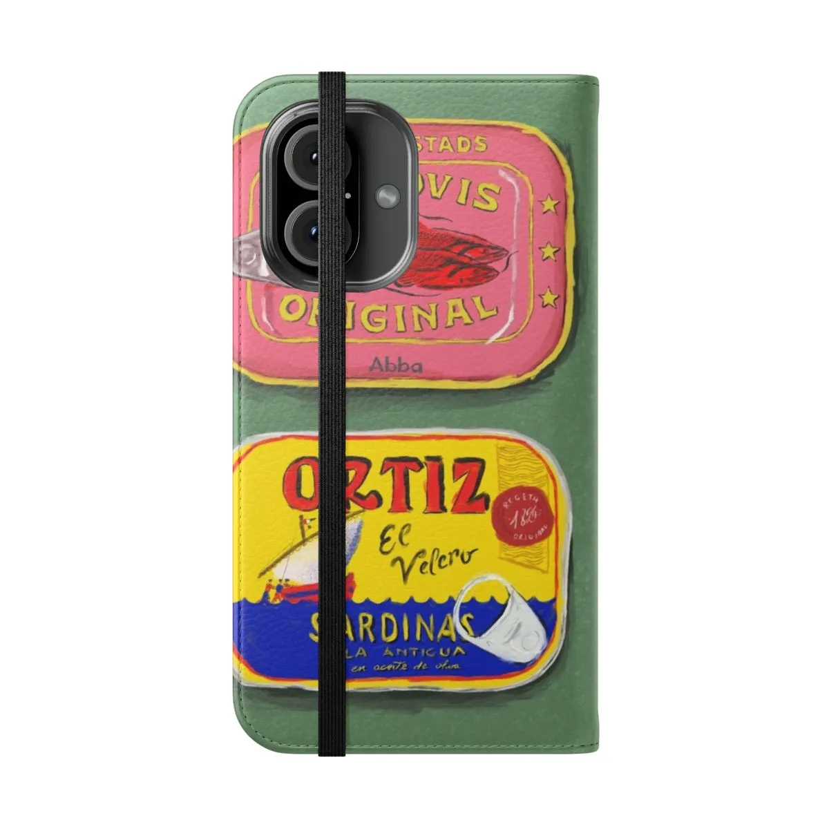 Artistic Seafood Tin Painting Phone Case Cover
