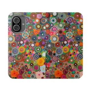 Artistic Spirograph Abstract Floral Phone Case Cover