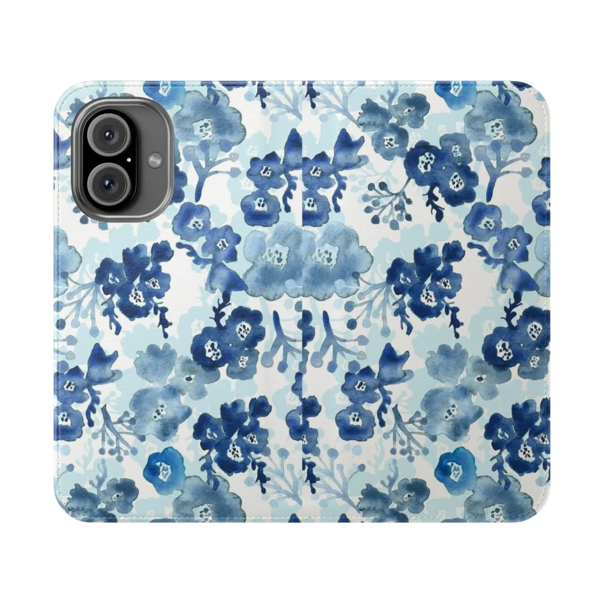 Artistic Watercolor Floral Phone Case - Vibrant Painted Flowers