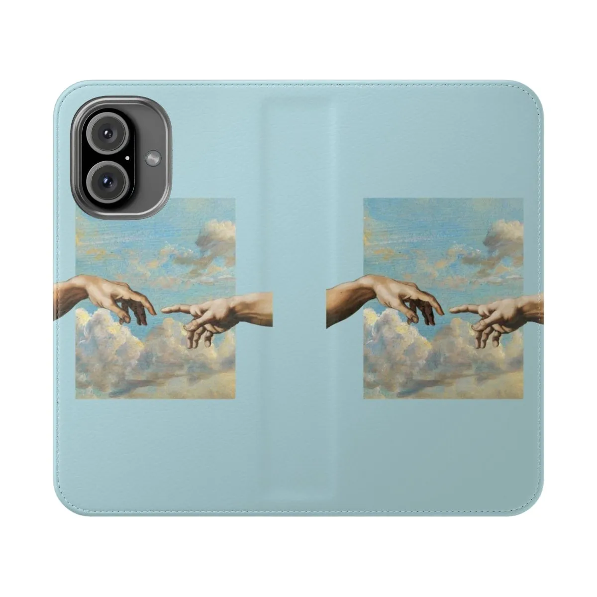 Artsy Aesthetic Flip Cover Phone Case - Michelangelo Inspired Design