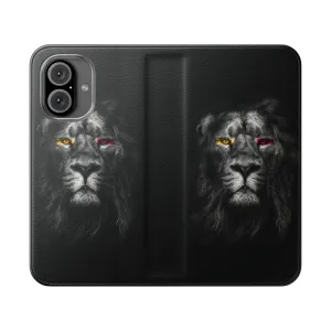 Aslan-Inspired Flip Cover Phone Case for Galatasaray Fans