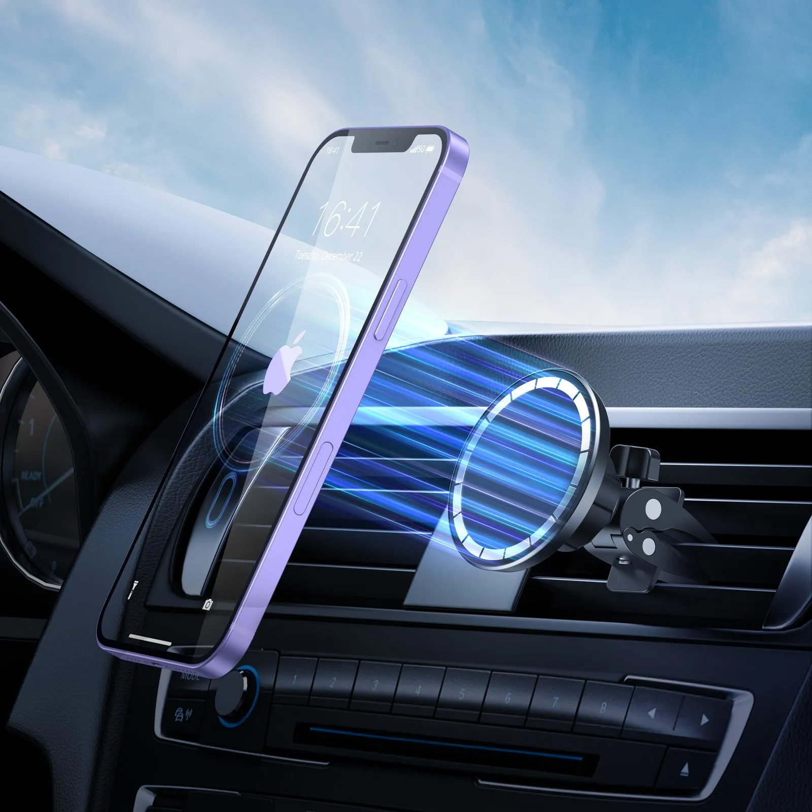 AT0004 Choetech Magnetic Car Air Vent Phone Mount
