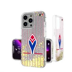 Atlanta Braves 1972-1975 - Cooperstown Collection Pinstripe Glitter Phone Case