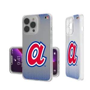 Atlanta Braves 1972-1980 - Cooperstown Collection Linen Clear Phone Case