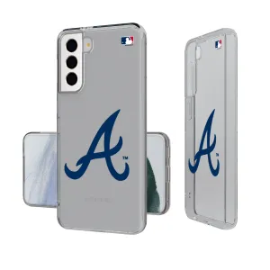Atlanta Braves Insignia Clear Phone Case