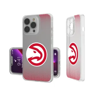 Atlanta Hawks Linen Clear Phone Case