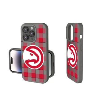 Atlanta Hawks Plaid Soft Touch Phone Case