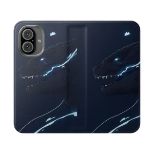 Atomic Flip Phone Case with Monarch Design