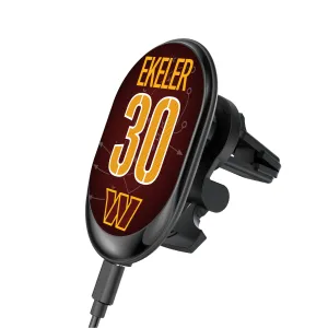Austin Ekeler Washington Commanders 30 Ready Wireless Mag Car Charger
