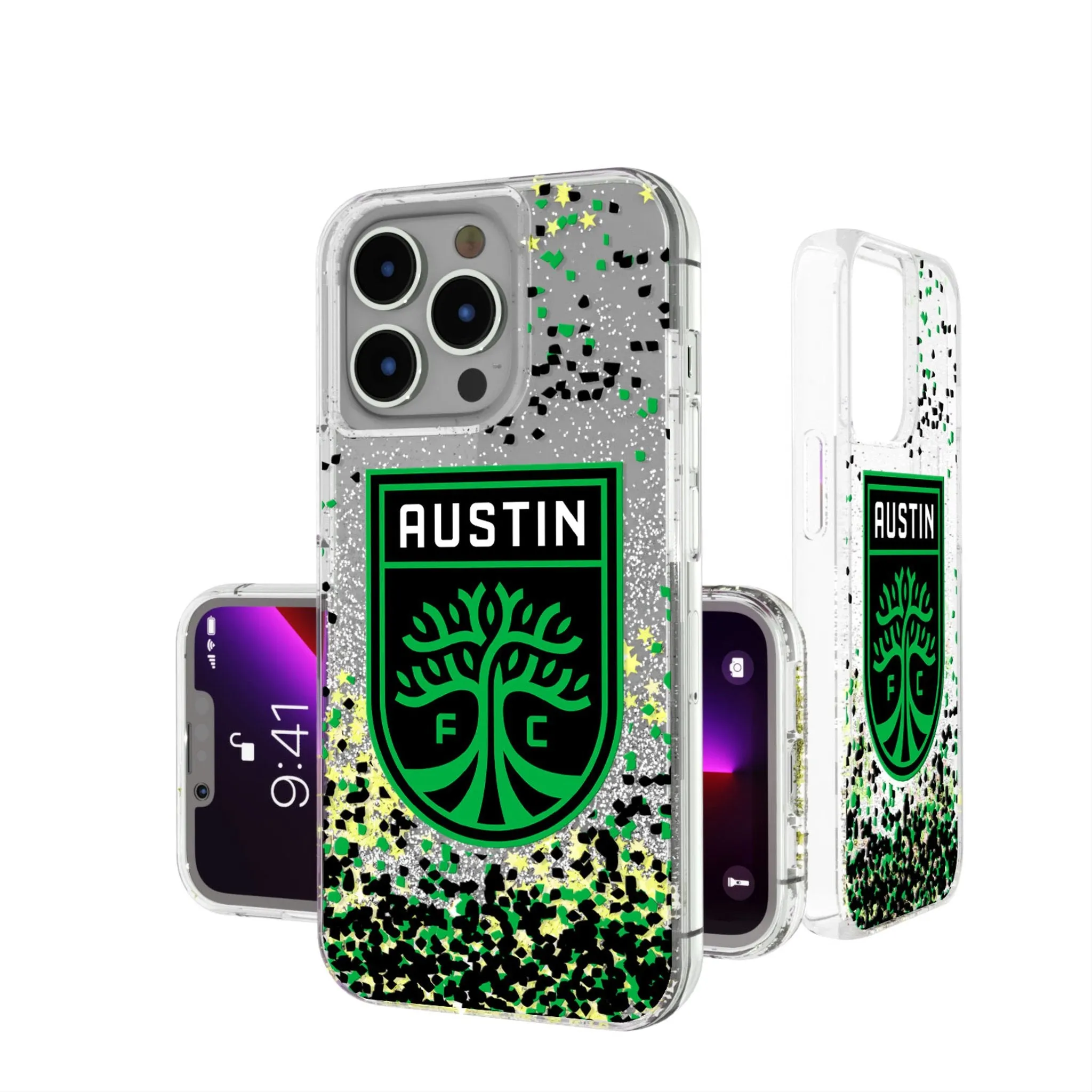 Austin FC  Confetti Glitter Phone Case