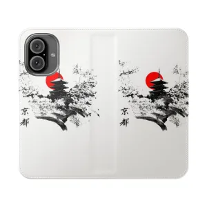 Authentic Japanese-Inspired Kyoto Flip Cover Phone Case