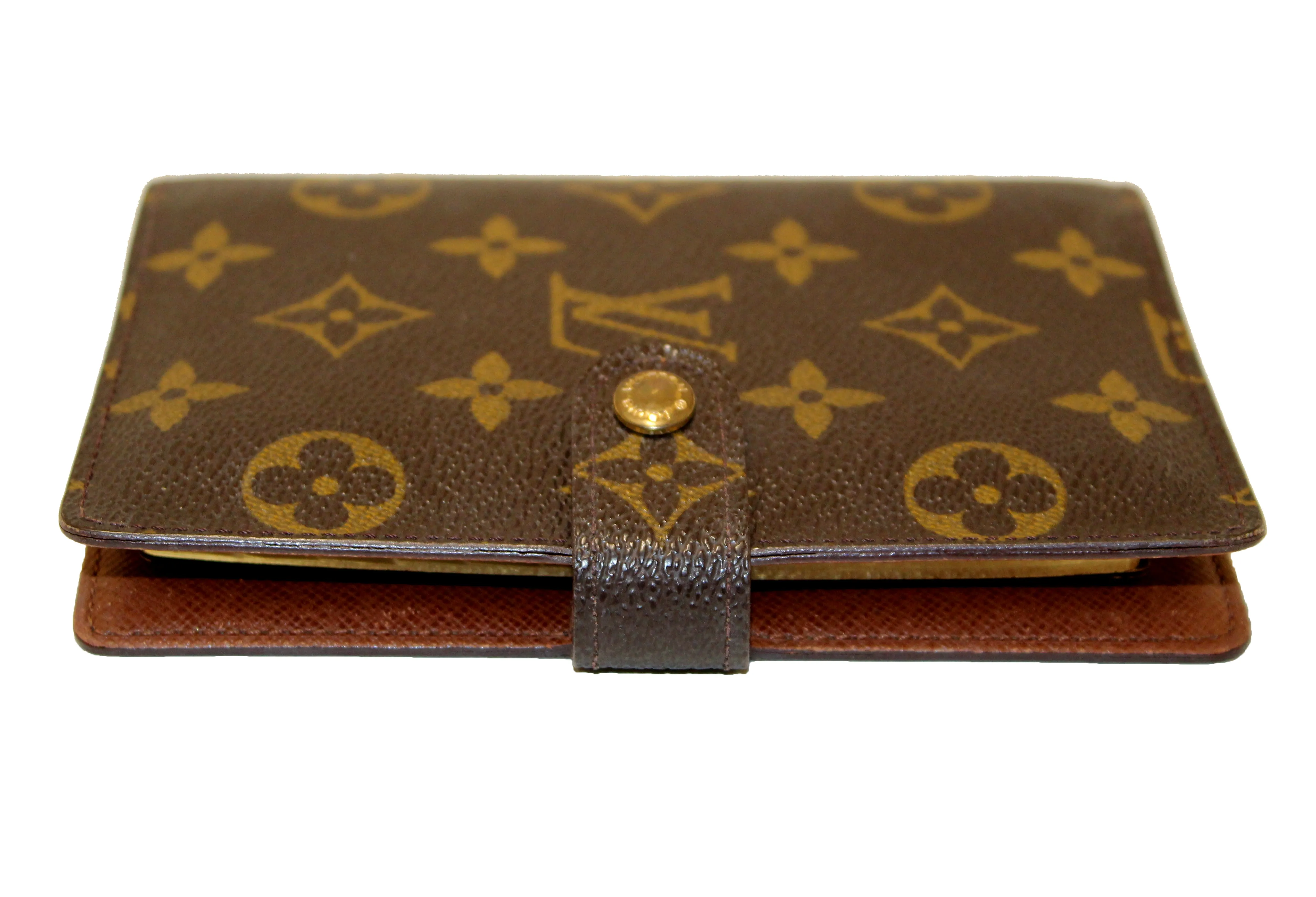 Authentic Louis Vuitton Monogram Canvas Small Ring Agenda Cover
