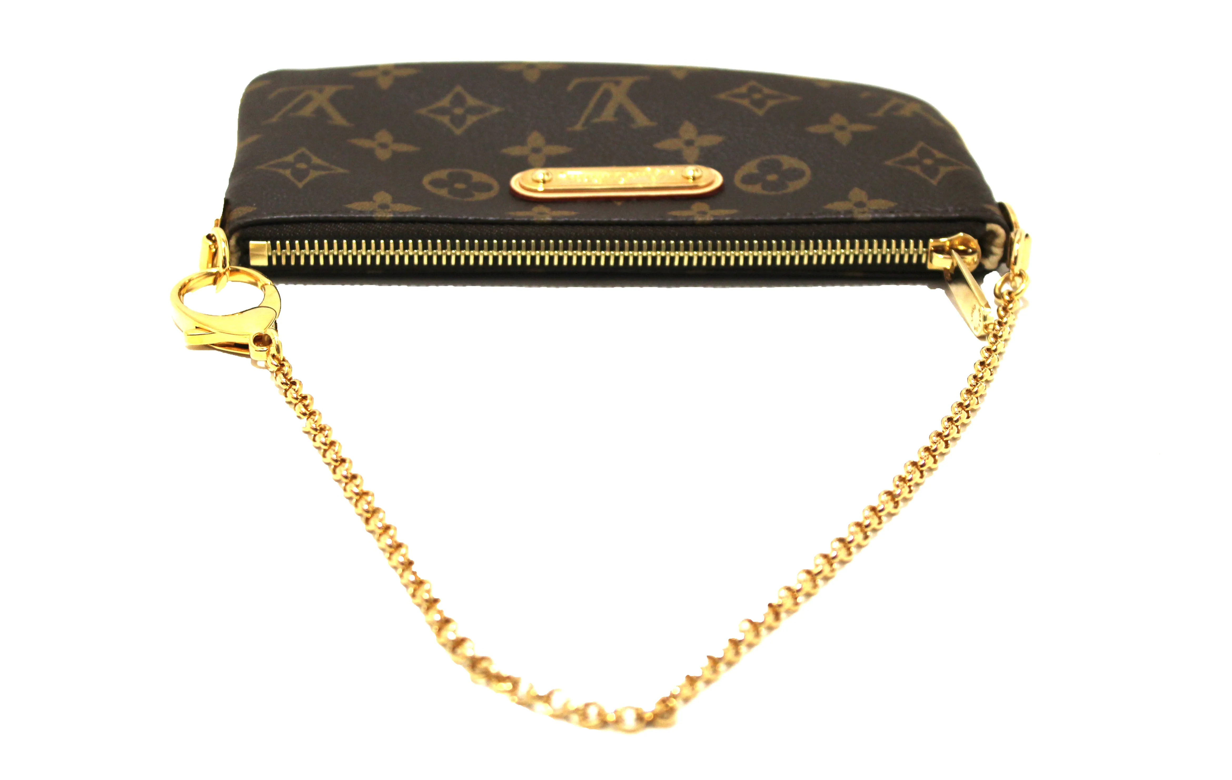Authentic NEW Louis Vuitton Classic Monogram Pochette Milla MM