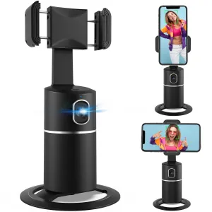 Auto Face Tracking Tripod 360° Rotation Phone Camera Mount Smart Shooting Holder