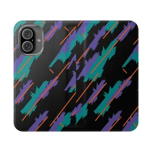 Automotive-Inspired Tribute Livery Pattern Flip Cover Phone Case