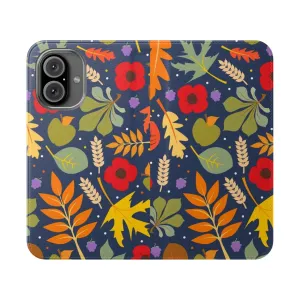 Autumn Nature Inspired Flip Cover Phone Case
