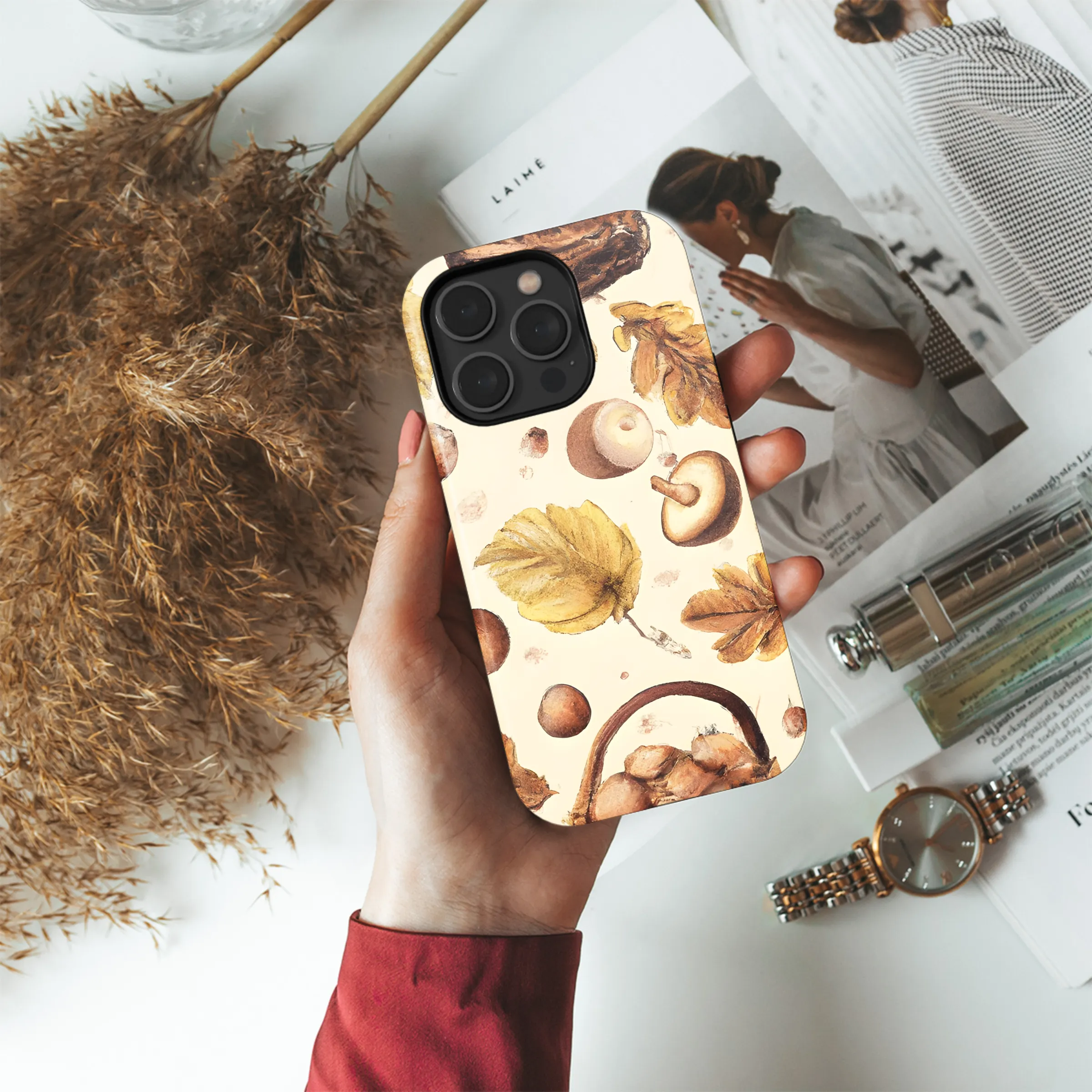 Autumn Pastel Drawing Cute Phone Case iPhone Samsung Cover Pixel 3739