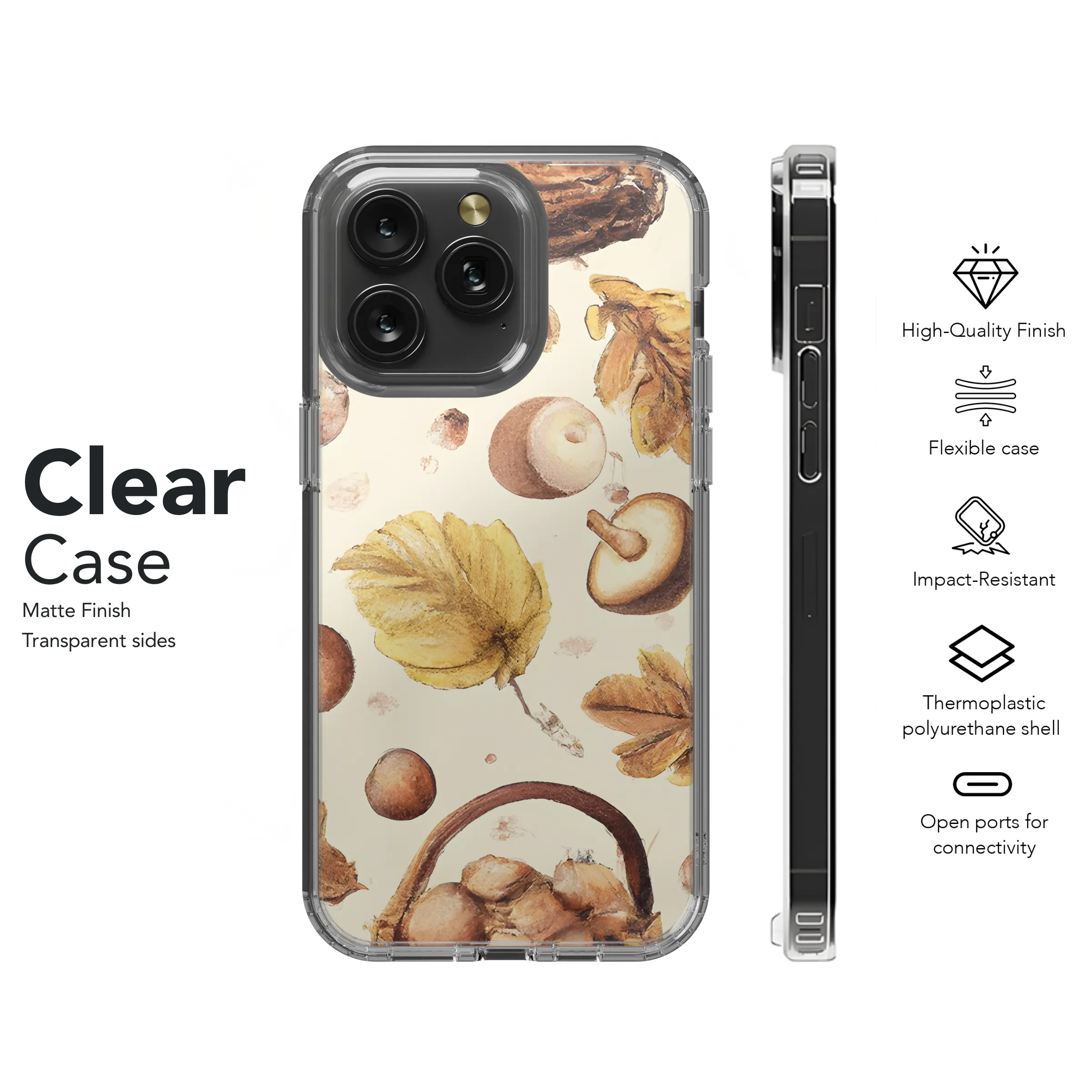 Autumn Pastel Drawing Cute Phone Case iPhone Samsung Cover Pixel 3739