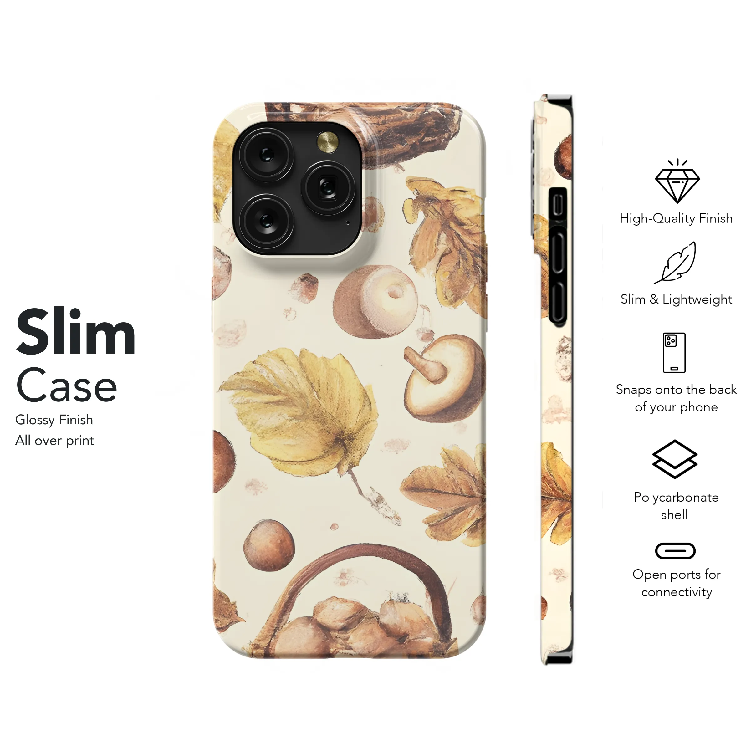 Autumn Pastel Drawing Cute Phone Case iPhone Samsung Cover Pixel 3739