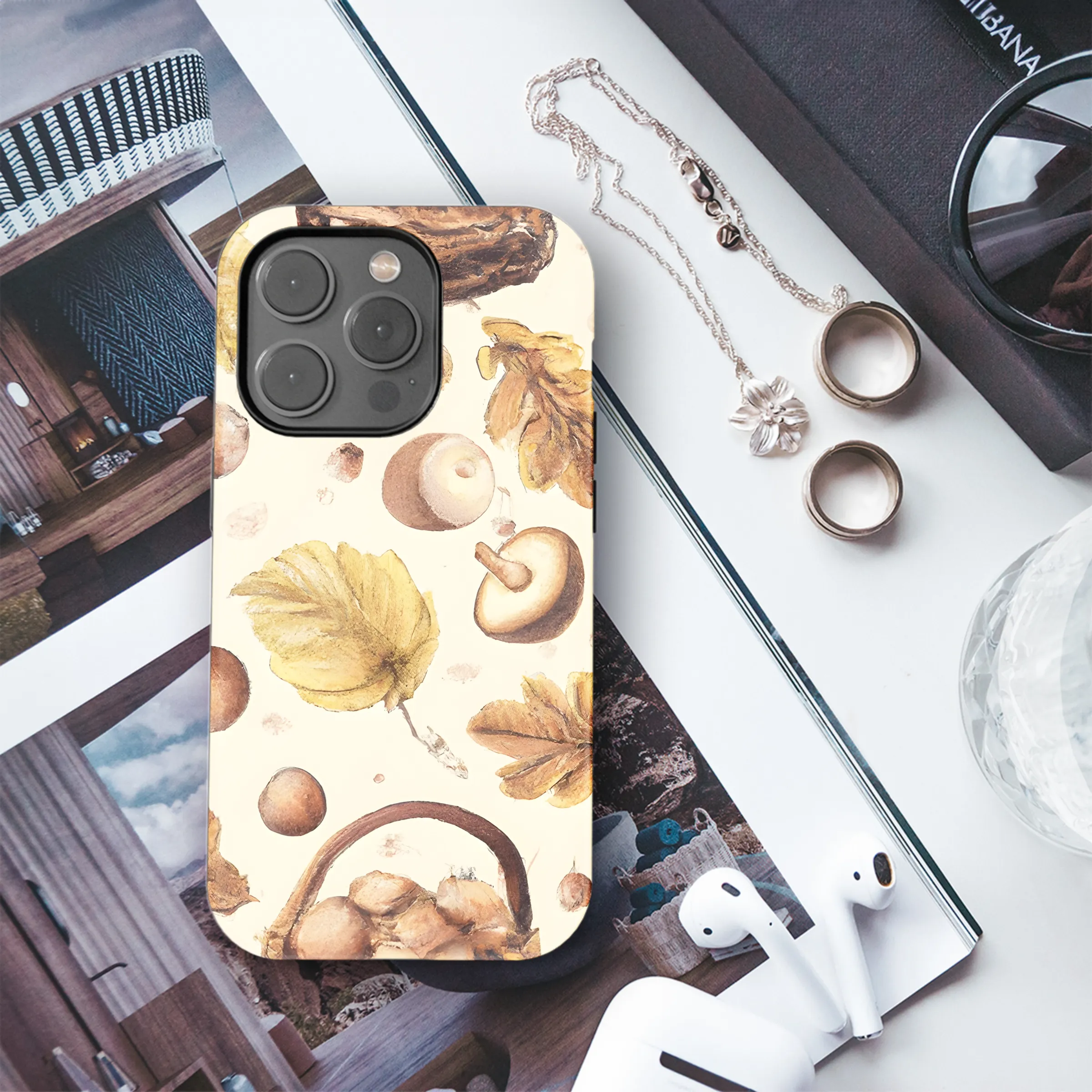 Autumn Pastel Drawing Cute Phone Case iPhone Samsung Cover Pixel 3739