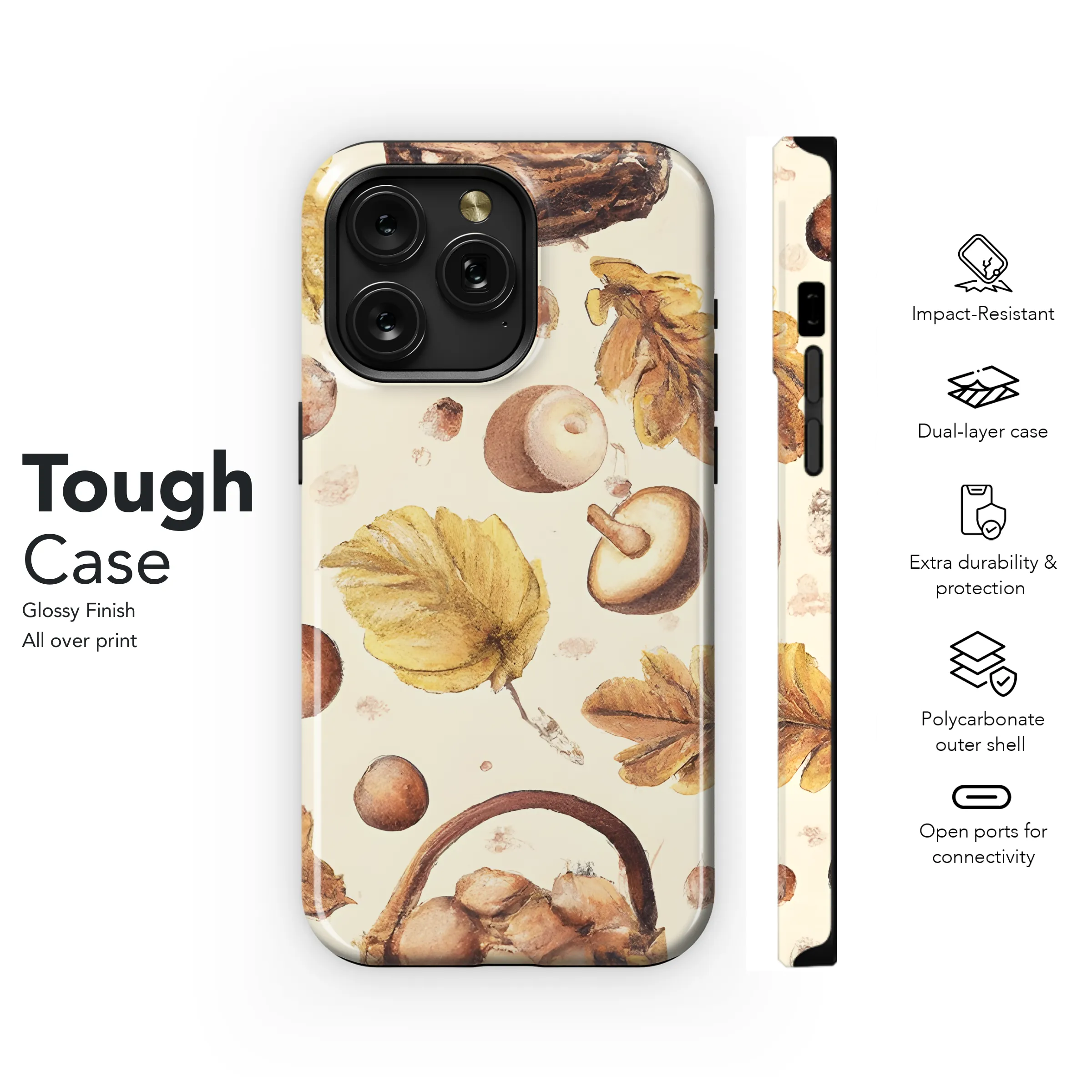 Autumn Pastel Drawing Cute Phone Case iPhone Samsung Cover Pixel 3739