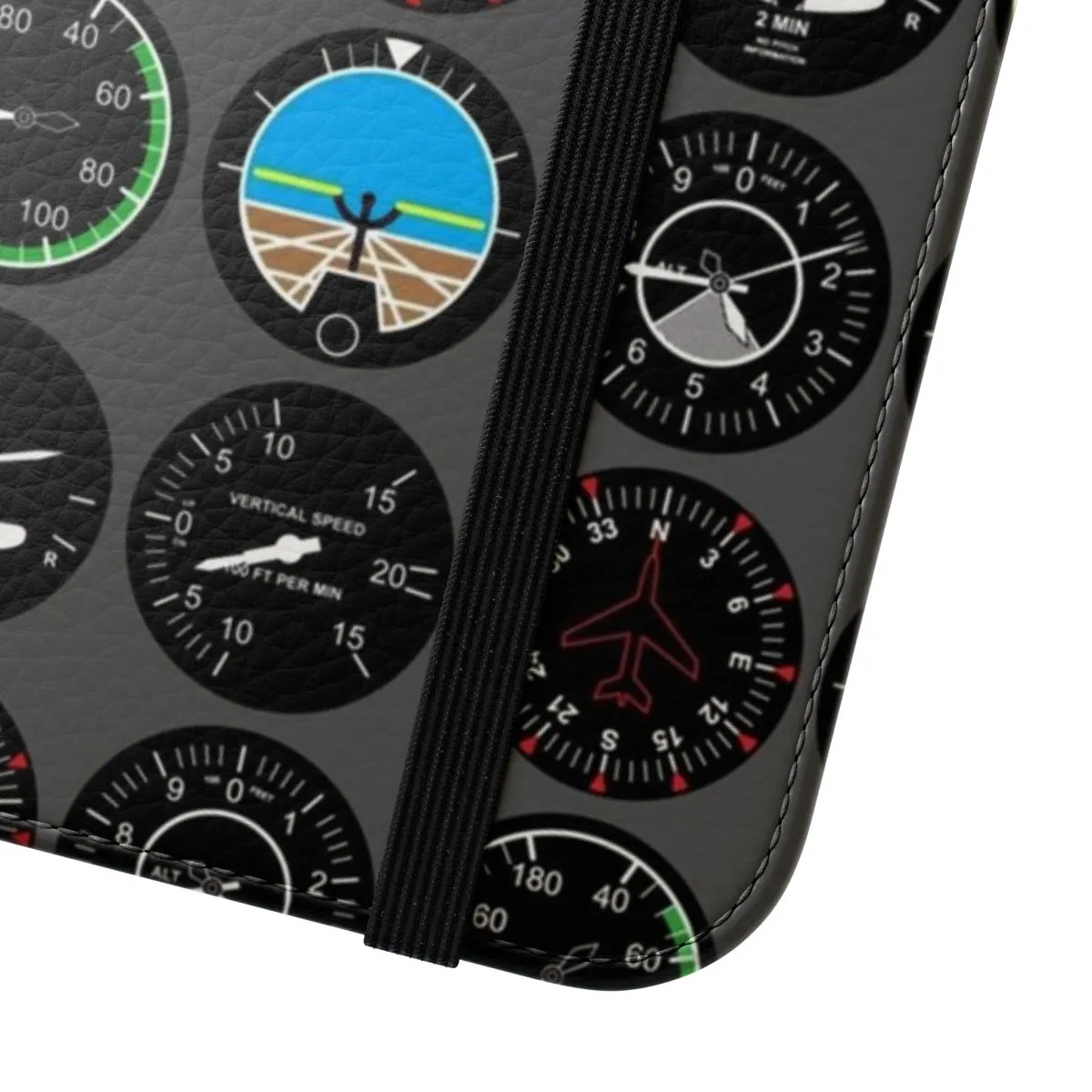 Aviation Themed Flip Cover Phone Case