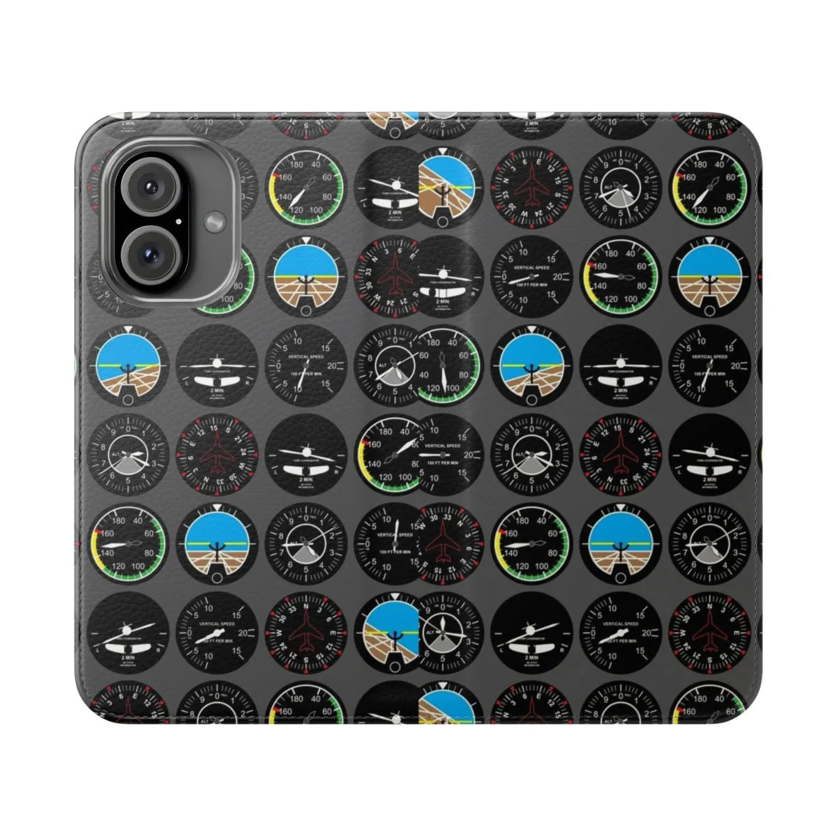 Aviation Themed Flip Cover Phone Case