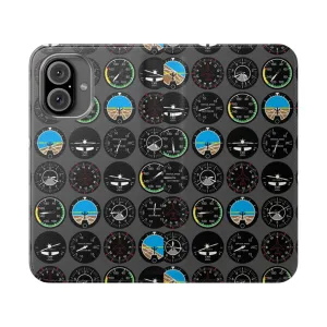Aviation Themed Flip Cover Phone Case