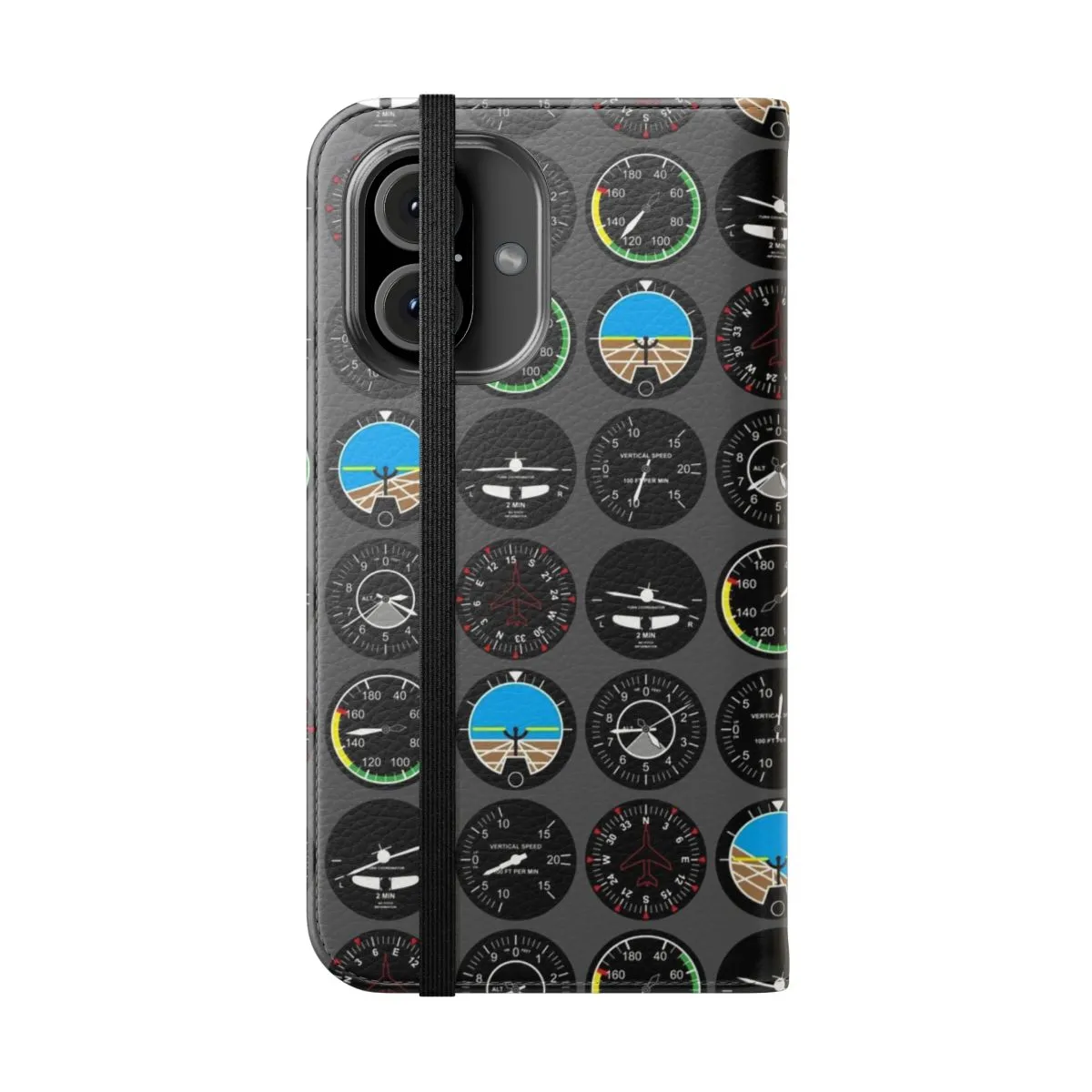 Aviation Themed Flip Cover Phone Case