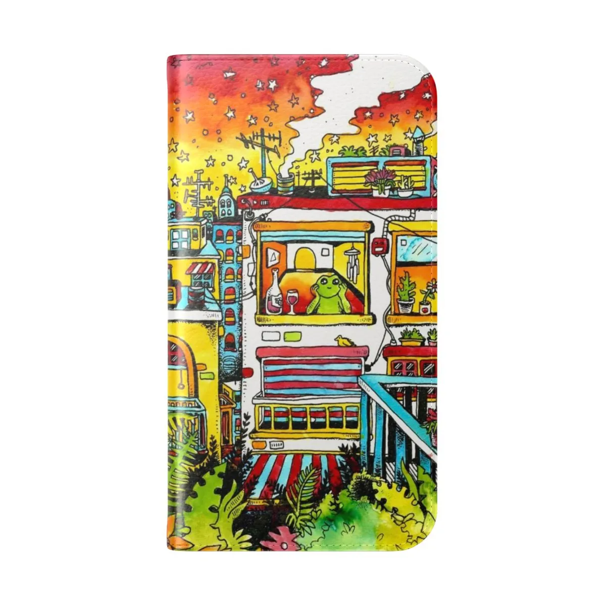 Balcony Flip Cover Phone Case for Smartphones