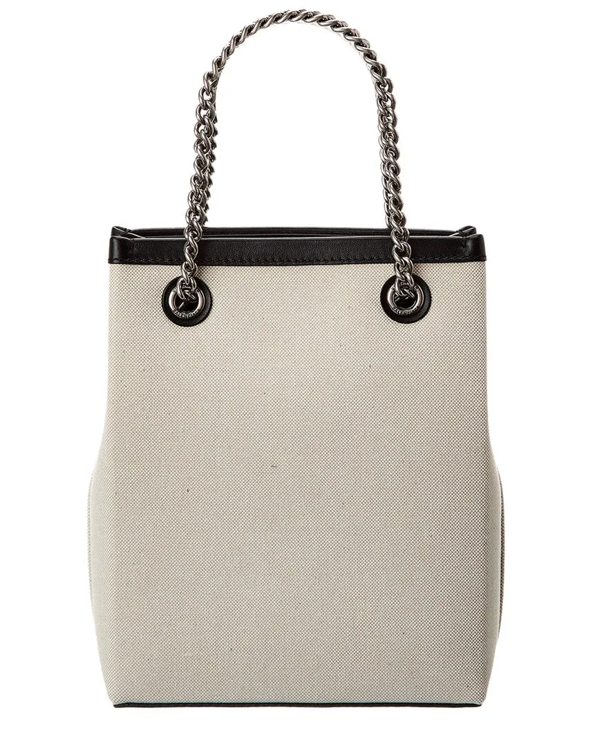 Balenciaga Duty Free Canvas & Leather Phone Holder