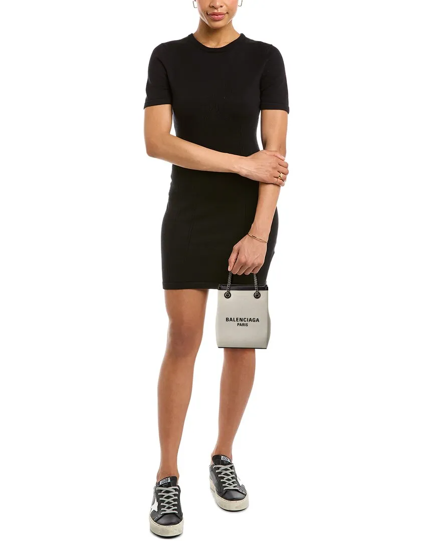 Balenciaga Duty Free Canvas & Leather Phone Holder