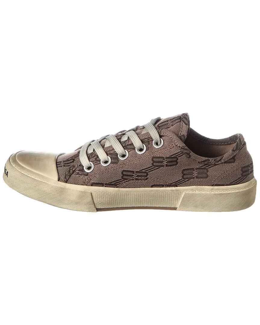 Balenciaga Paris Low Bb Monogram Canvas Sneaker