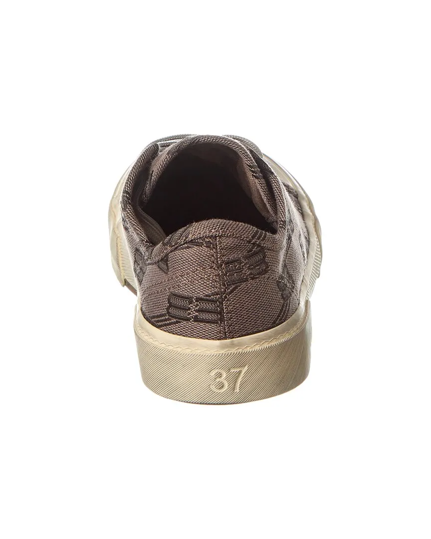 Balenciaga Paris Low Bb Monogram Canvas Sneaker