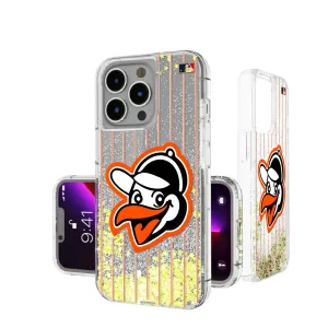 Baltimore Orioles 1955 - Cooperstown Collection Pinstripe Glitter Phone Case