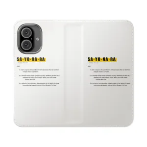 Banana Fish-Inspired Sayonara Definition Phone Case