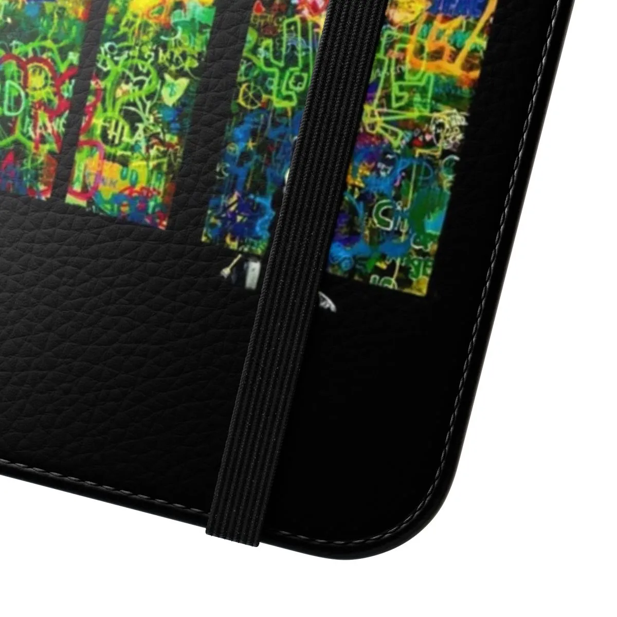 Banksy-Inspired Colorful Stained Glass Phone Case
