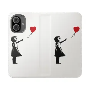 Banksy Inspired Girl with Balloon Phone Case Cover