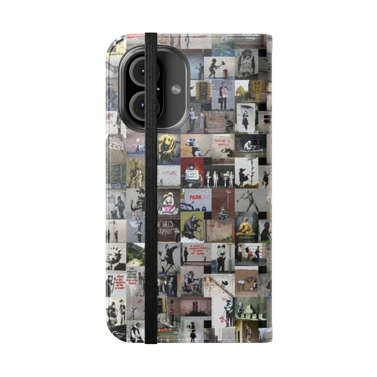 Banksy-Inspired Street Art Phone Case Cover