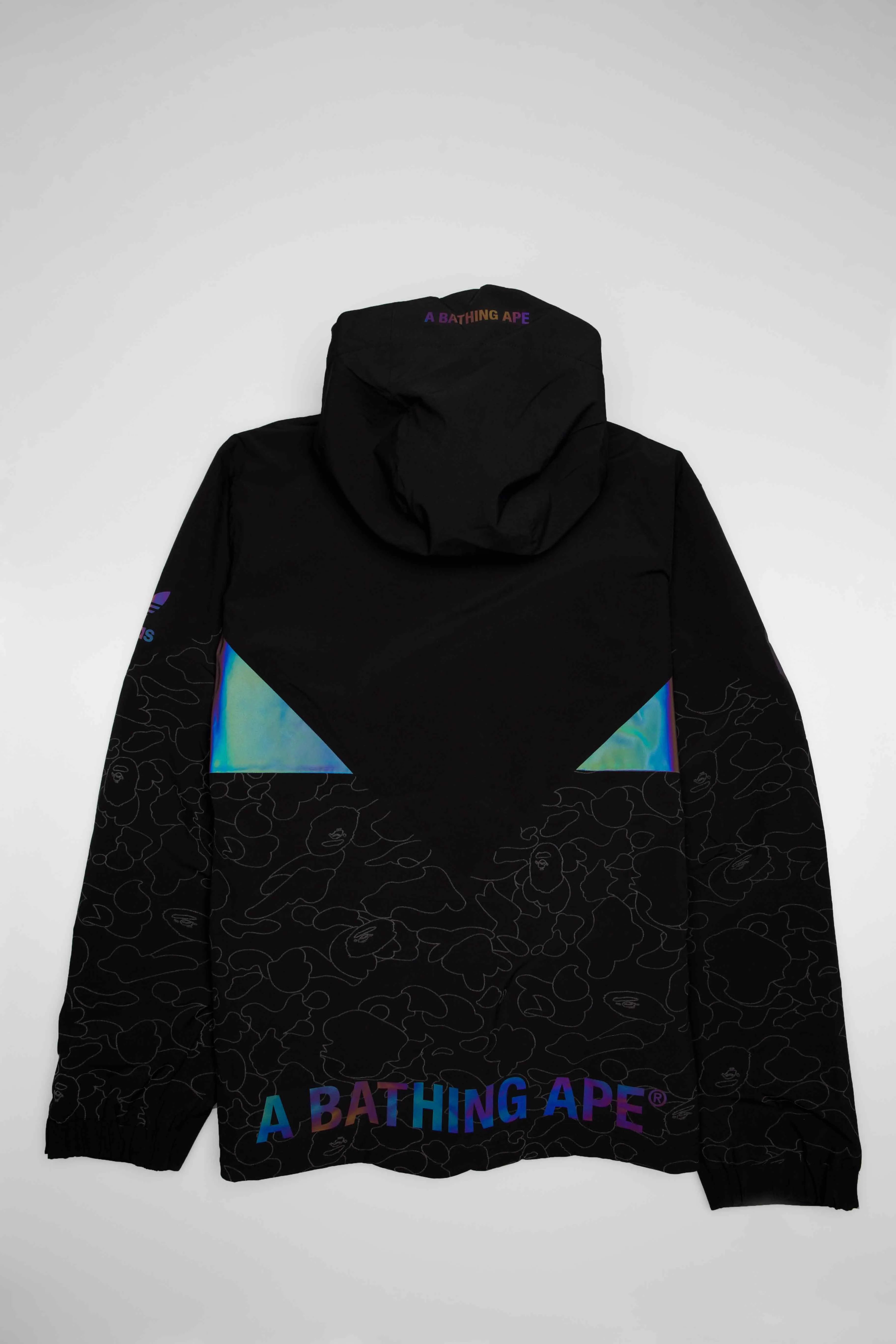 Bape X adidas Snowboarding Collection Mens Snow Jacket - Black/Black